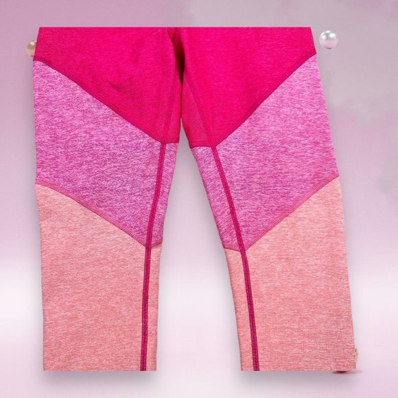 Outdoor Voices Womens Small 7/8 Springs Legging Pink Tri Tone Flamingo Rose Clay - Picture 5 of 13